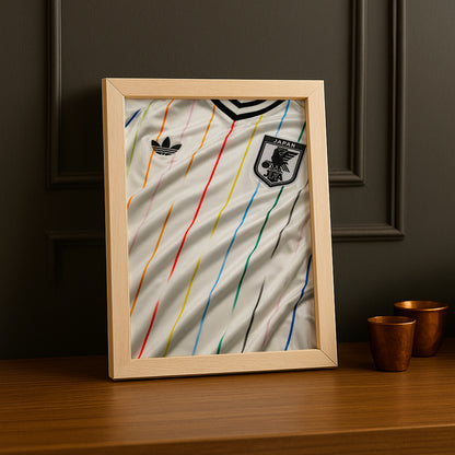 Cadre Photo Maillot Japon – Extérieur Coupe du Monde 2026 TonCadre