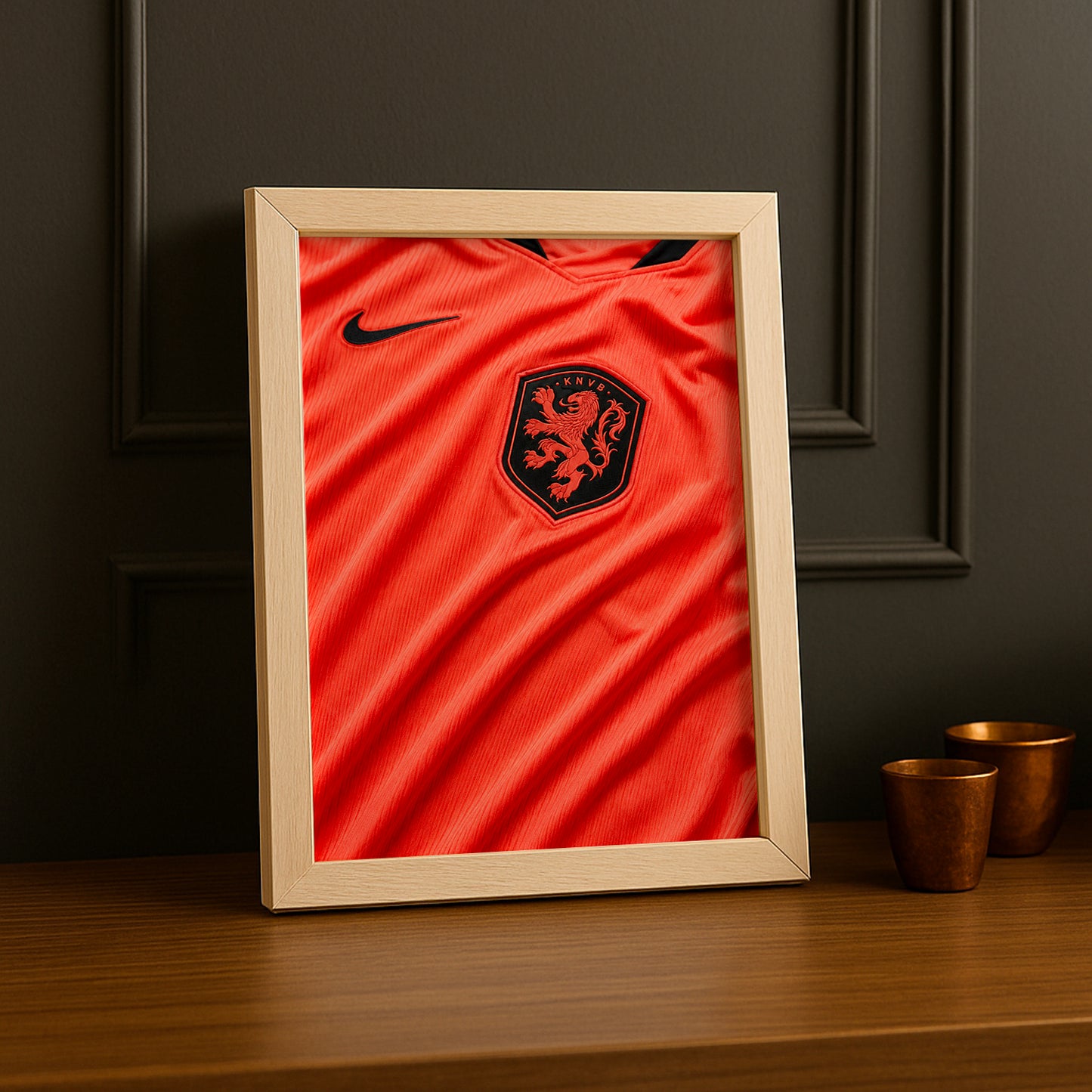 Cadre Photo Maillot Pays-Bas – Domicile Coupe du Monde 2026 TonCadre