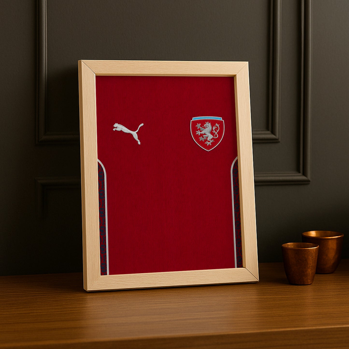 Cadre Photo Maillot République Tchèque – Domicile Coupe du Monde 2026 TonCadre