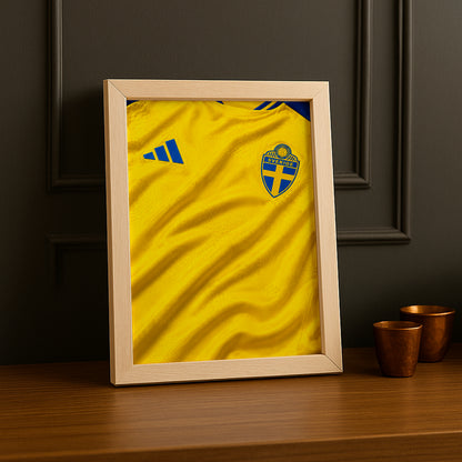 Cadre Photo Maillot Suède – Domicile Coupe du Monde 2026 TonCadre