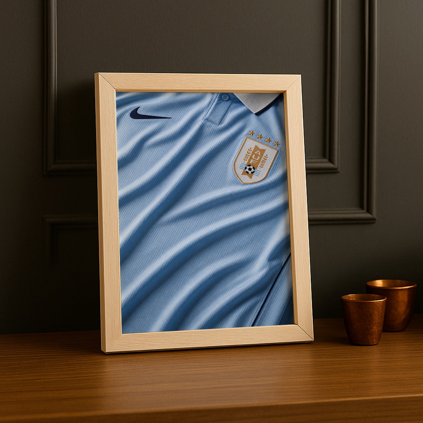 Cadre Photo Maillot Uruguay – Domicile Coupe du Monde 2026 TonCadre
