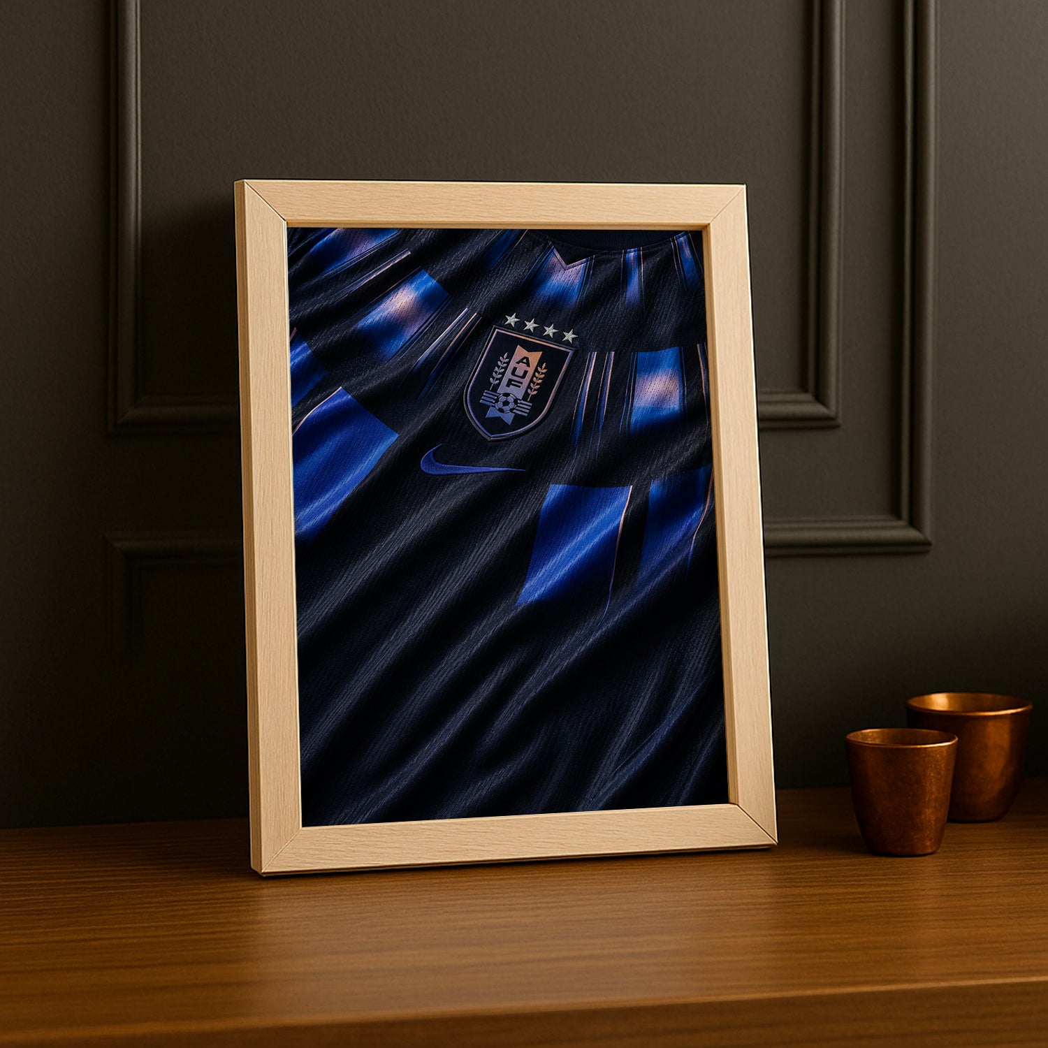 Cadre Photo Maillot Uruguay – Extérieur Coupe du Monde 2026 TonCadre