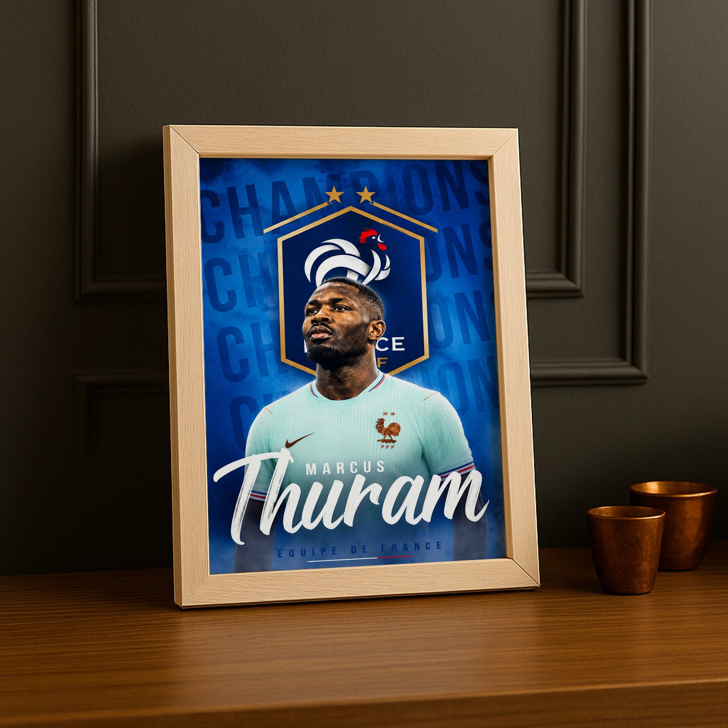 Cadre Photo Marcus Thuram – Équipe de France TonCadre