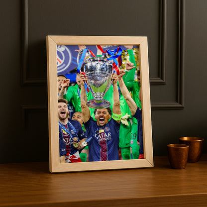 Cadre Photo Marquinhos – Cri de Champion Champions League 2026 | PSG TonCadre