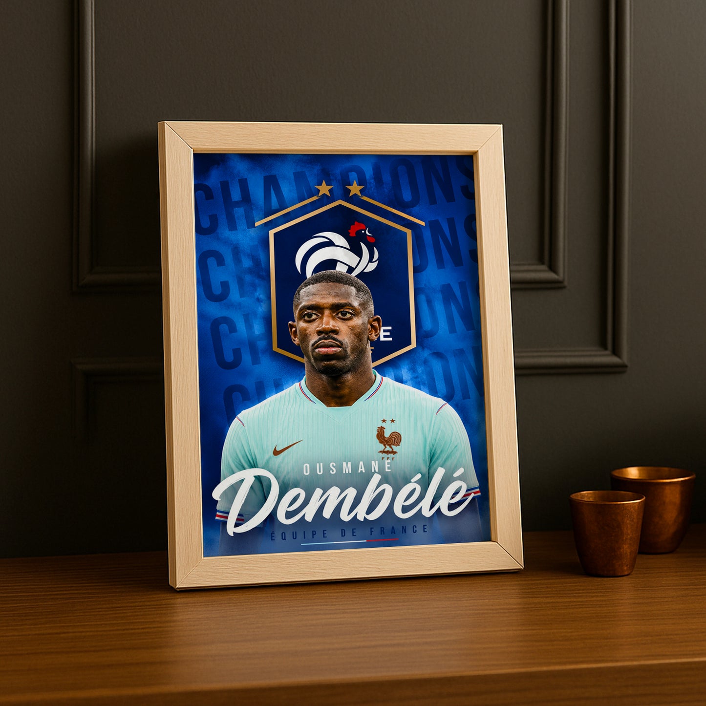 Cadre Photo Ousmane Dembélé – Équipe de France TonCadre