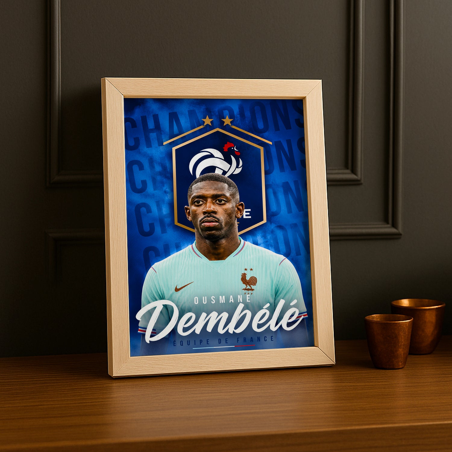 Cadre Photo Ousmane Dembélé – Équipe de France TonCadre