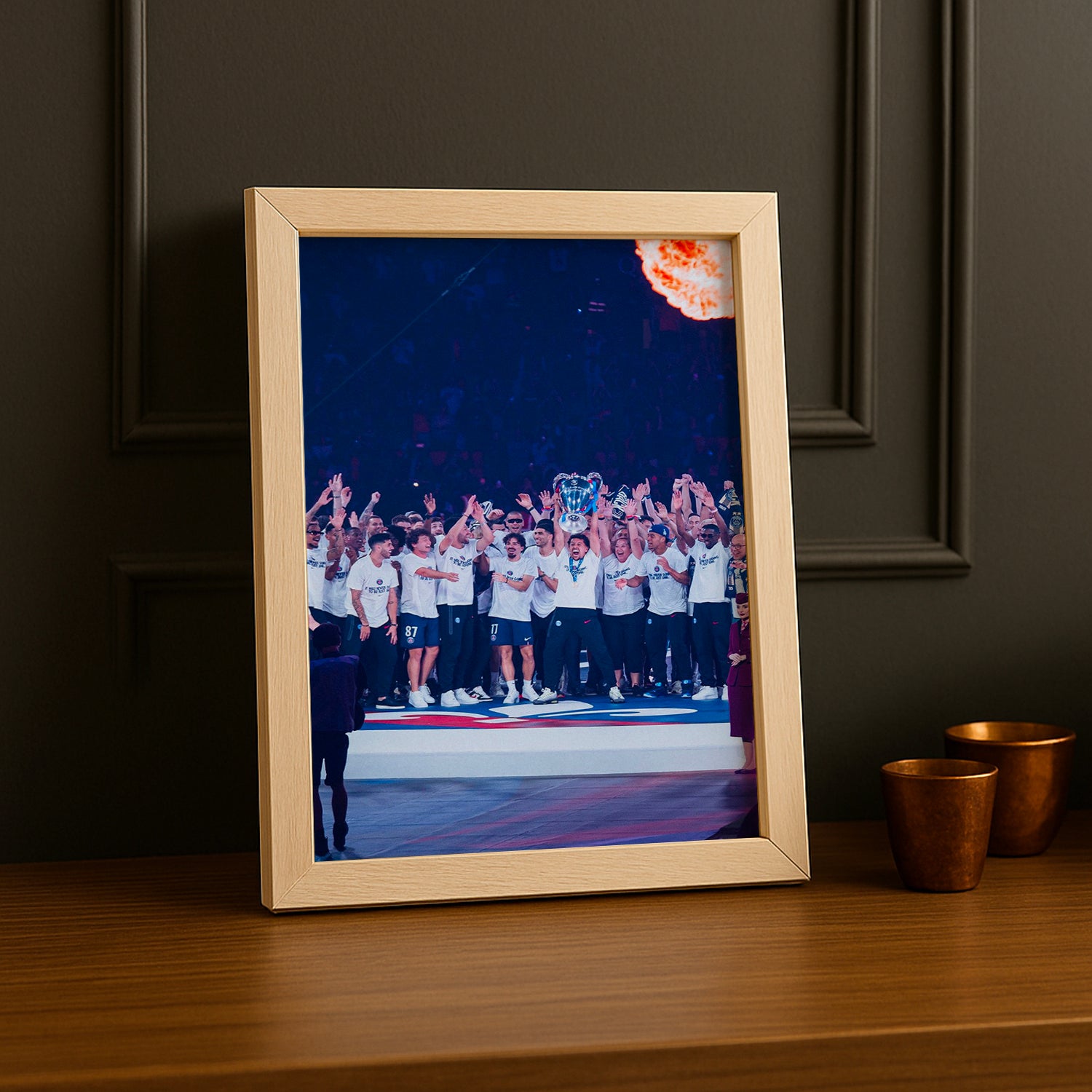 Cadre Photo PSG – Parade au Parc des Princes Champions League 2026 TonCadre
