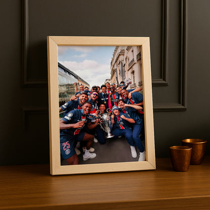 Cadre Photo PSG – Photo de Groupe Parade Paris Champions League 2026 TonCadre