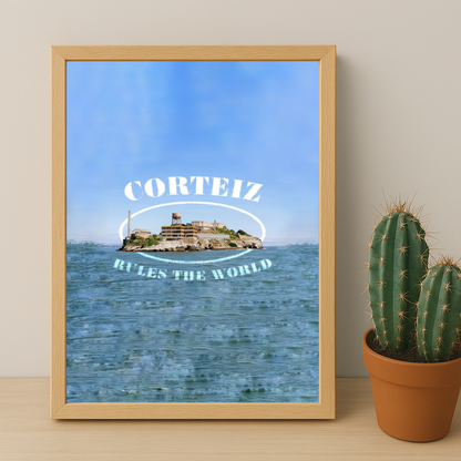 Poster encadrée Corteiz - Blue Water