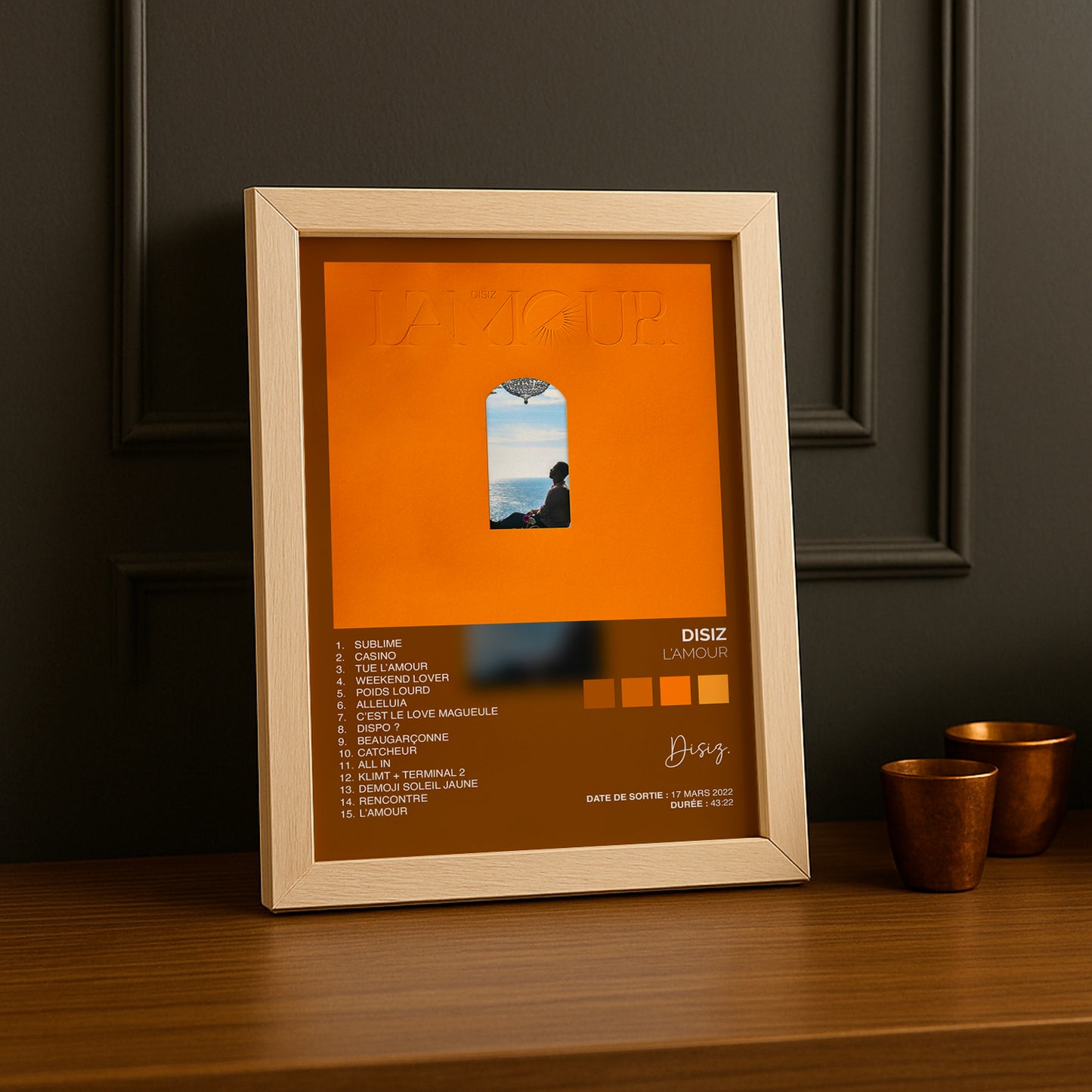 Cadre Photo Disiz - L'amour