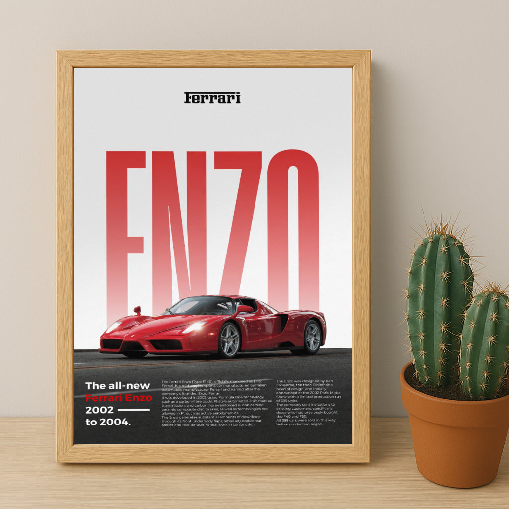 Poster Voitures - Ferrari Enzo