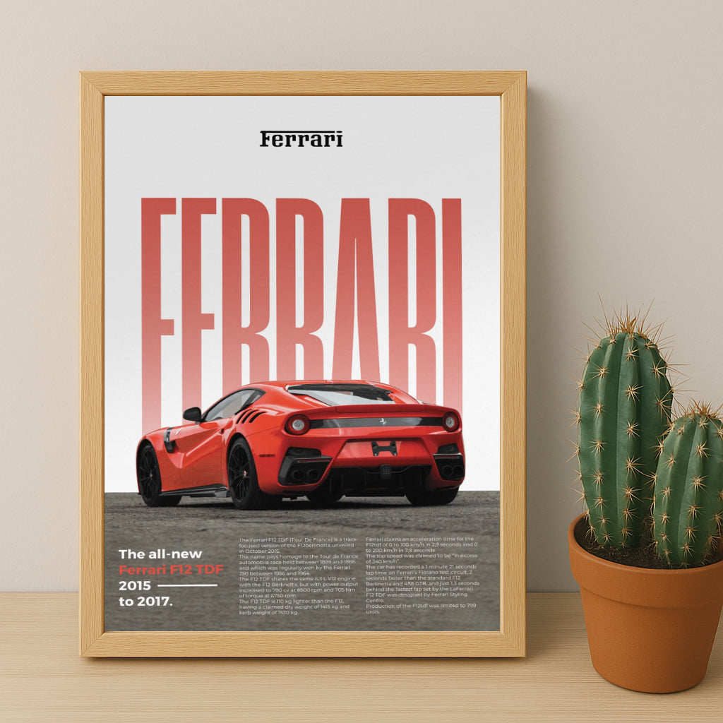 Poster Voitures - Ferrari F12 TDF