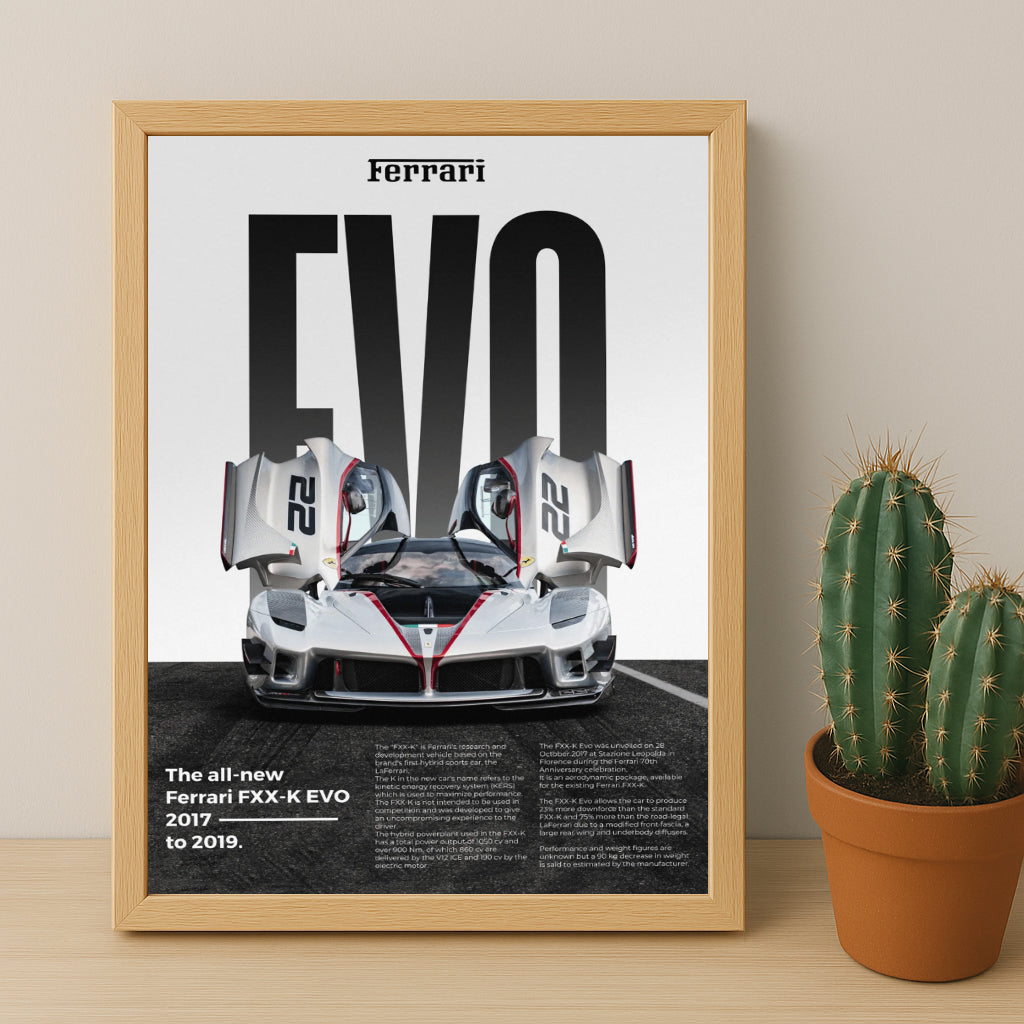 Poster Voitures - Ferrari FXX-K EVO