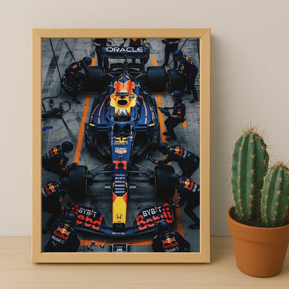 Poster encadrée Formule 1 - Redbull