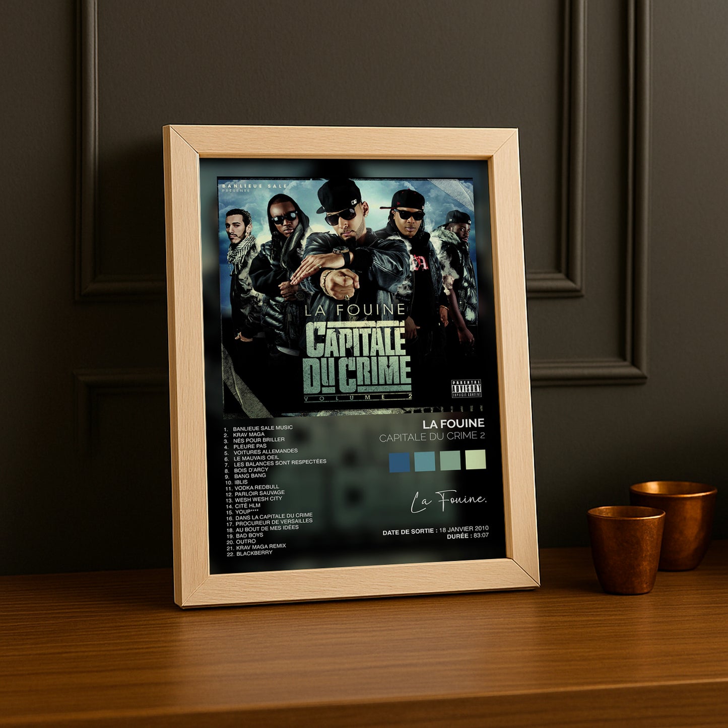 Cadre Photo La Fouine - Capitale du crime 2