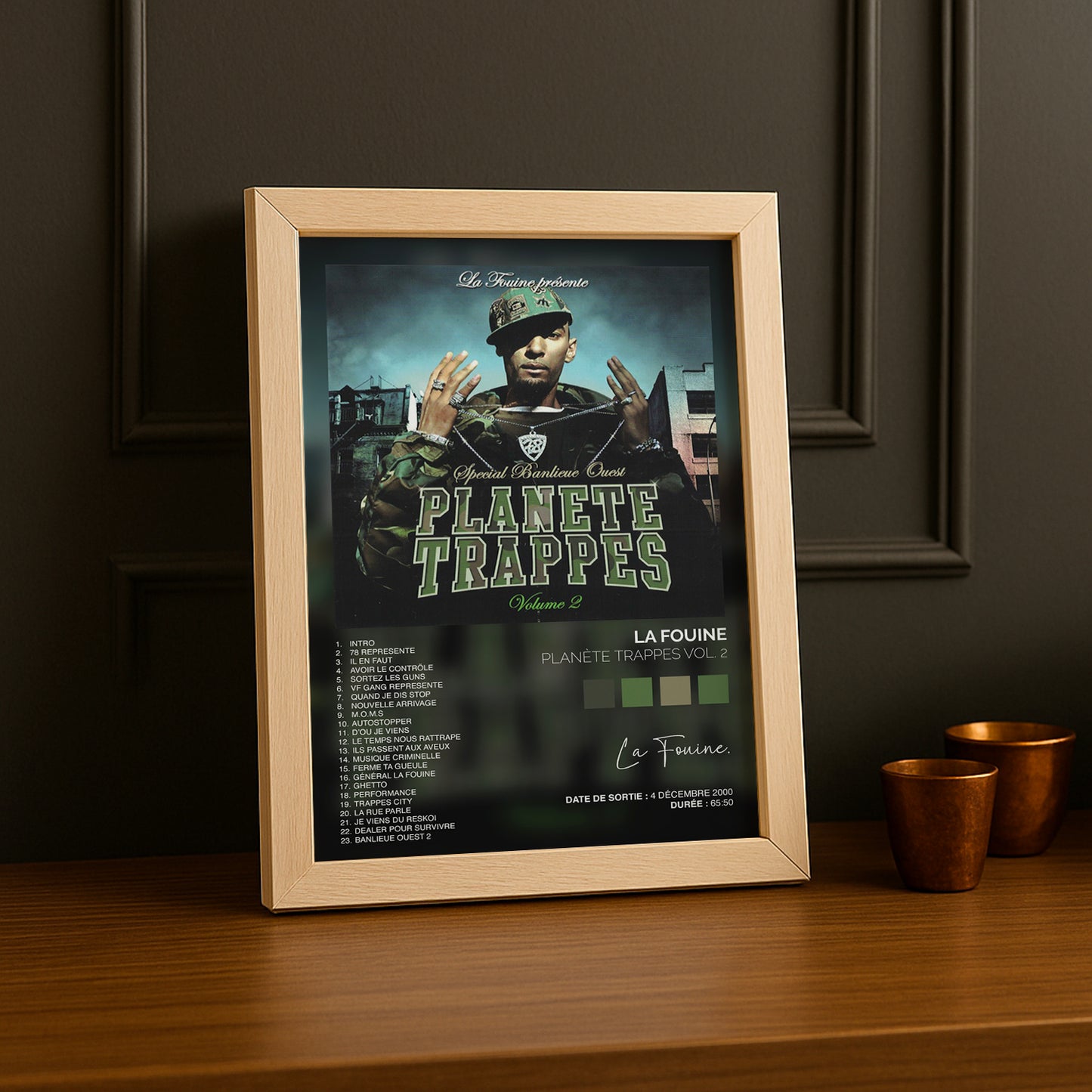 Cadre Photo La Fouine - Planète Trappes Vol 2