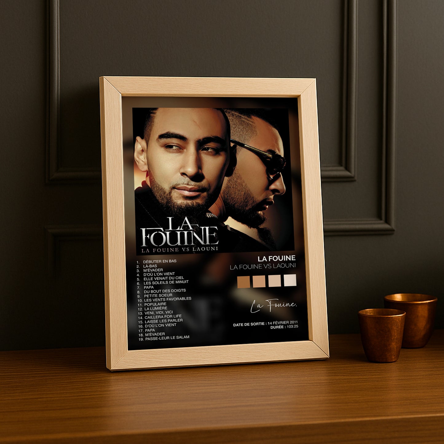 Cadre Photo La Fouine - La Fouine vs Laouni