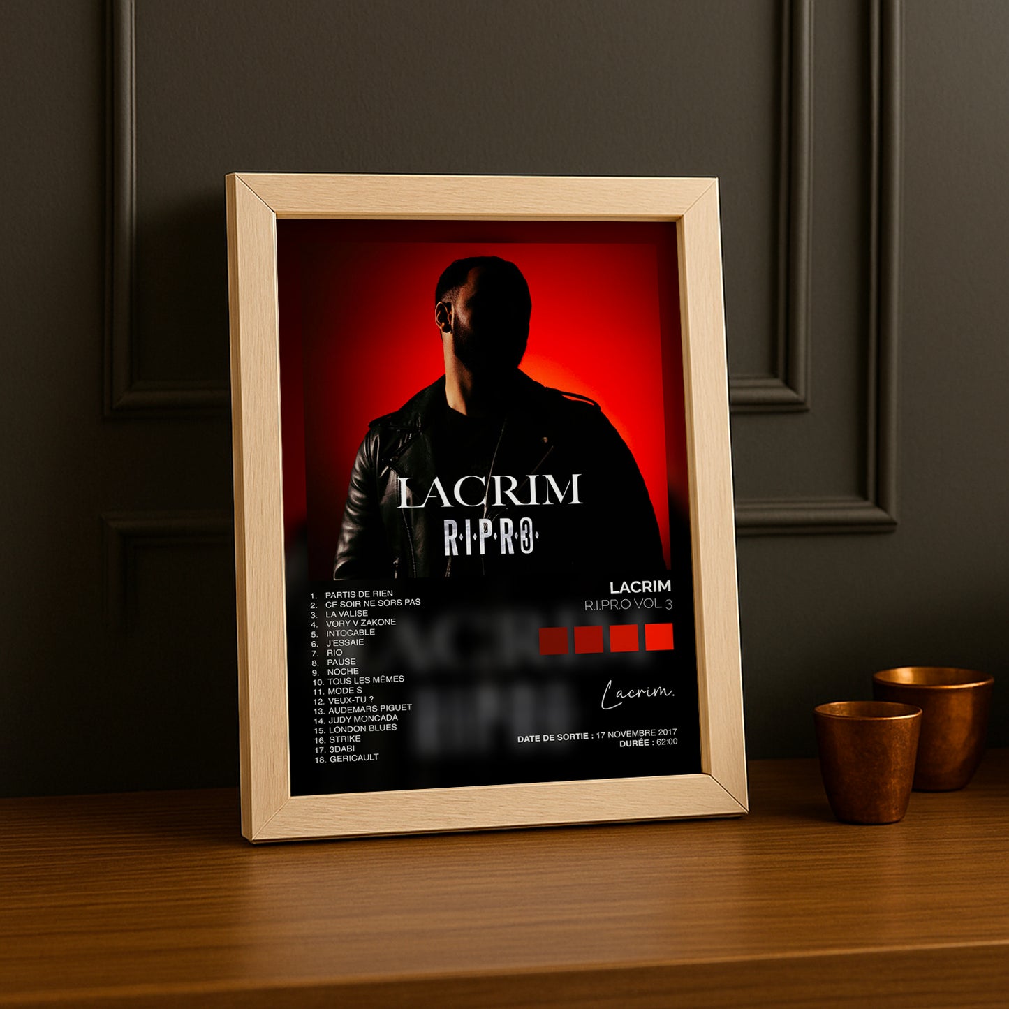 Cadre Photo Lacrim - RIPRO 3