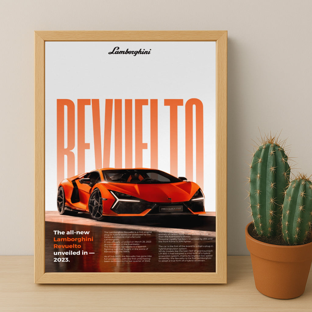 Poster Voitures - Lamborghini Revuelto