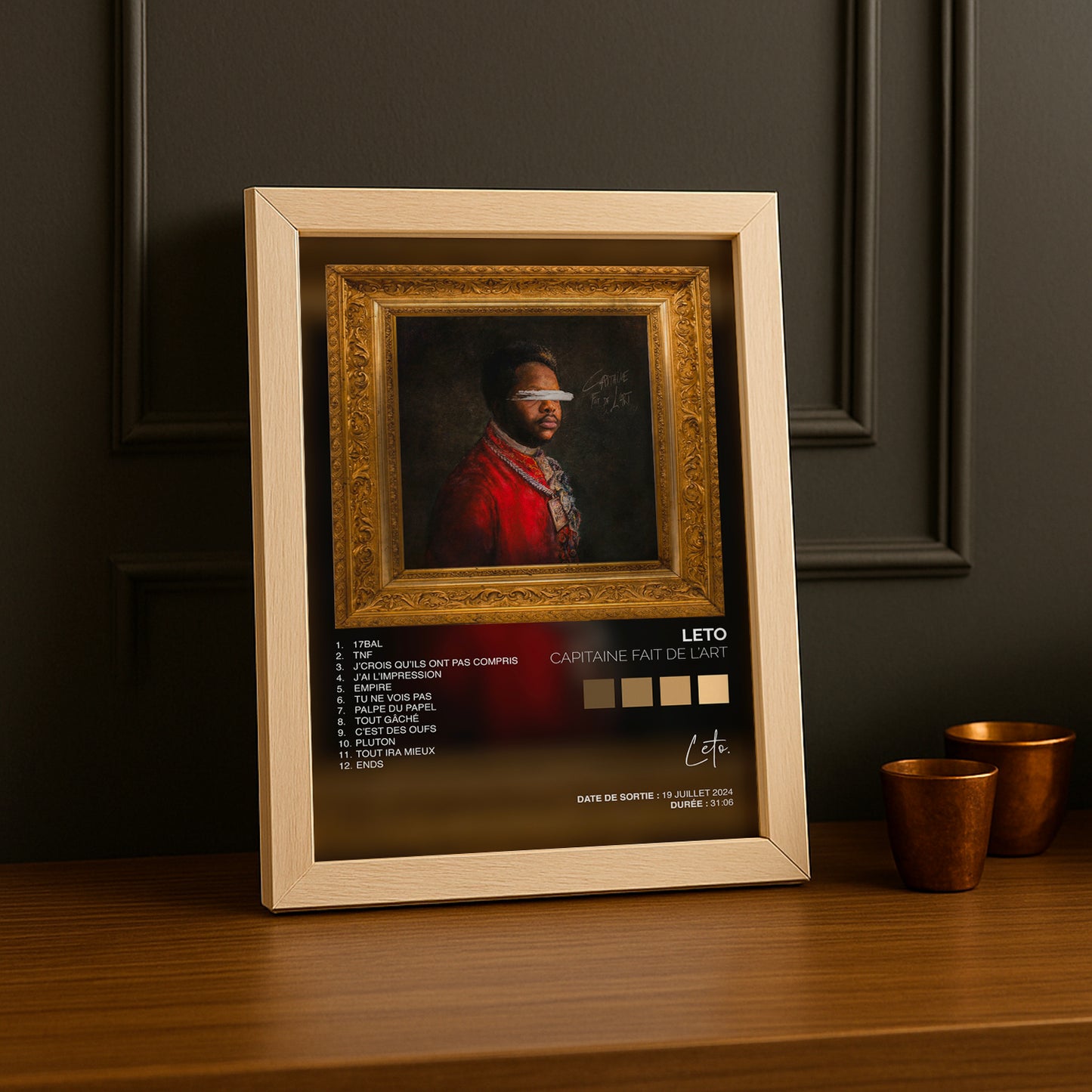 Cadre Photo Leto - Capitaine fait de l'art