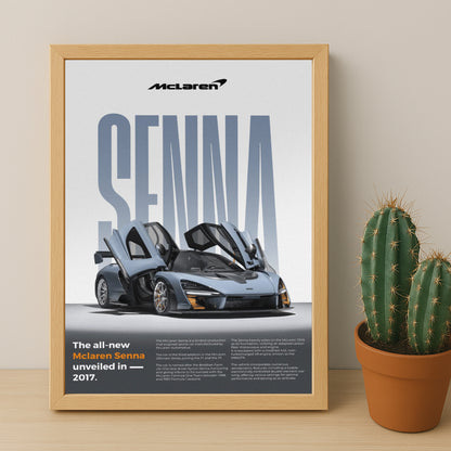 Poster Voitures - McLaren Senna