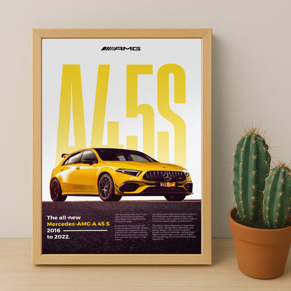 Poster Voitures - Mercedes A45s