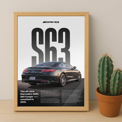 Poster Voitures - Mercedes AMG S63