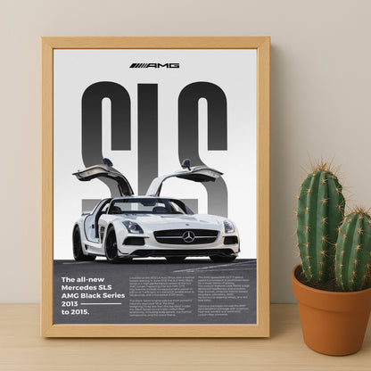 Poster Voitures - Mercedes SLS AMG Black Series
