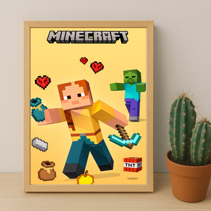 Cadre photo Minecraft - Bundles of Bravery