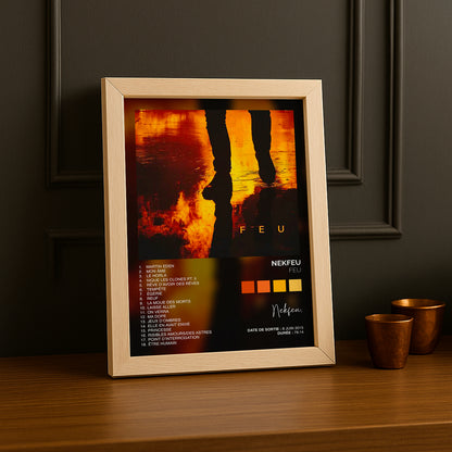 Cadre Photo Nekfeu - Feu