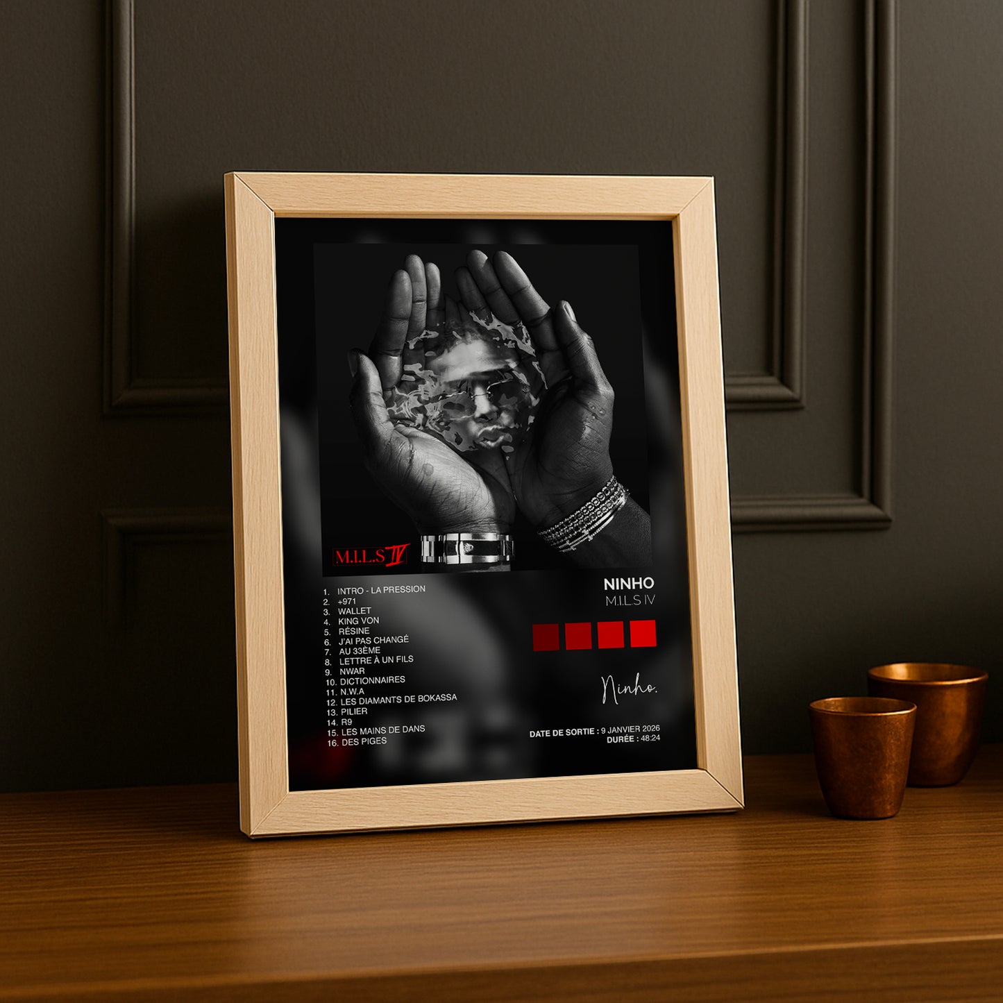 Cadre Photo Ninho – M.I.L.S 4 visuel album