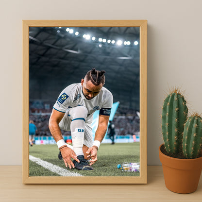 Poster encadrée Olympique de Marseille - Dimitri Payet