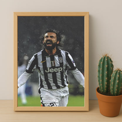 Poster encadrée Juventus - Pirlo