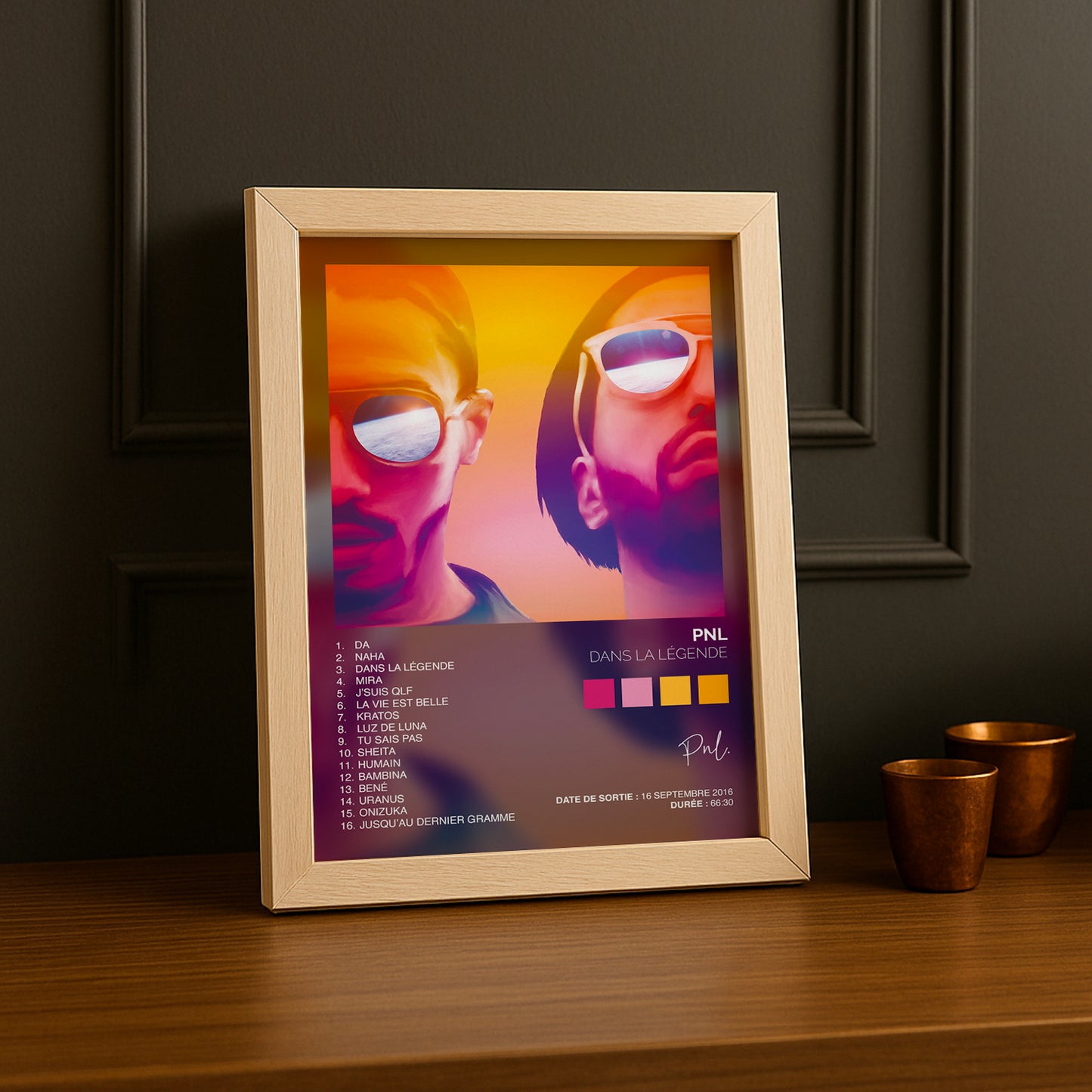 Cadre Photo PNL - Dans La Légende
