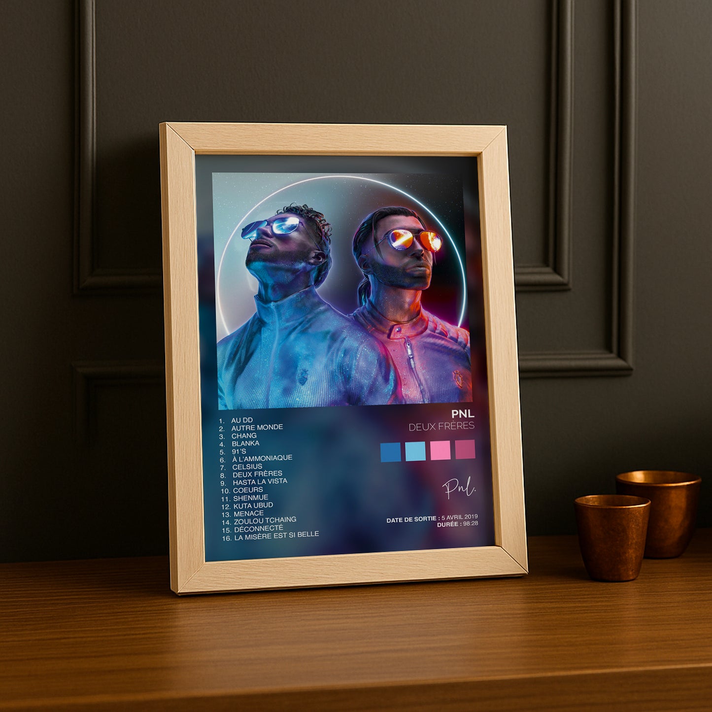 Cadre Photo PNL - Deux Frères