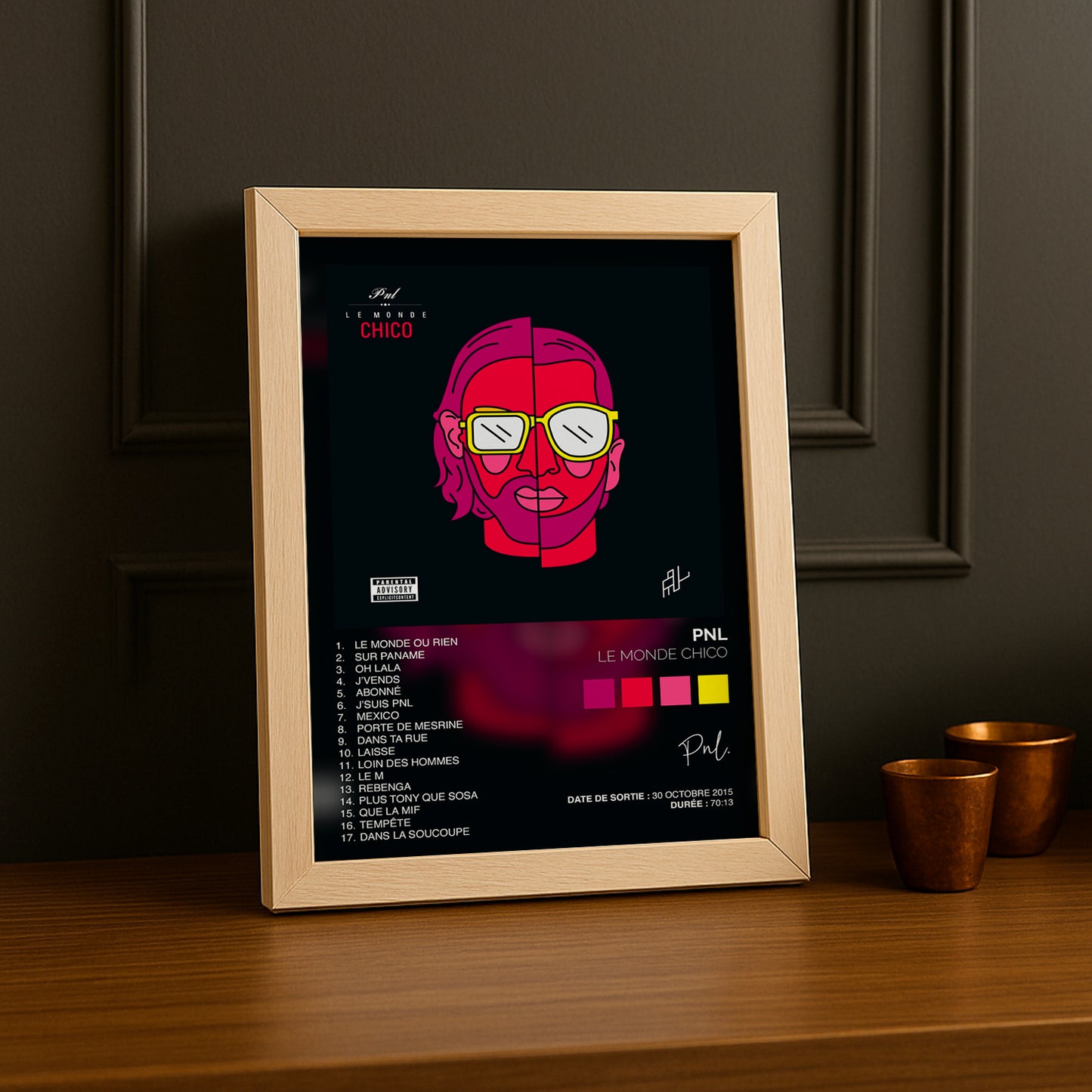 Cadre Photo PNL - Le Monde Chico