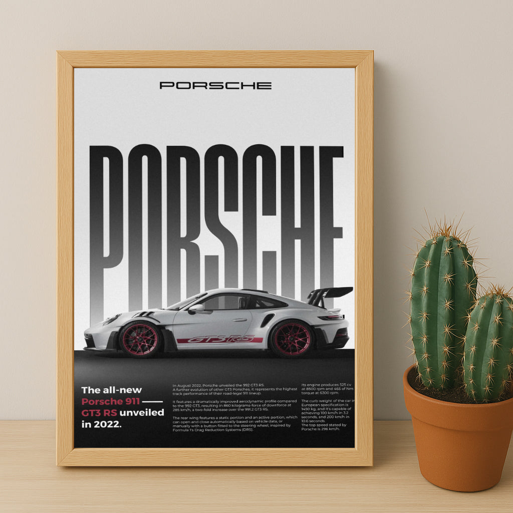 Poster Voitures - Porsche 911 GT3 RS