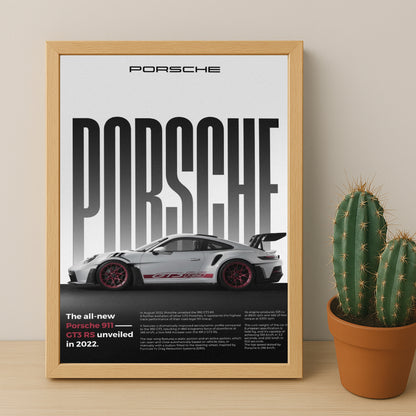 Poster Voitures - Porsche 911 GT3 RS