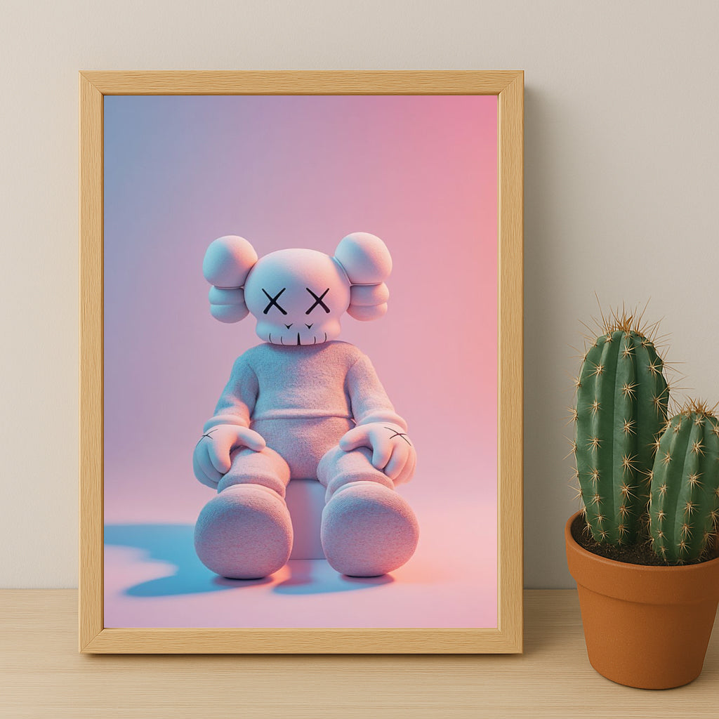 Poster Kaws - Companion Rose