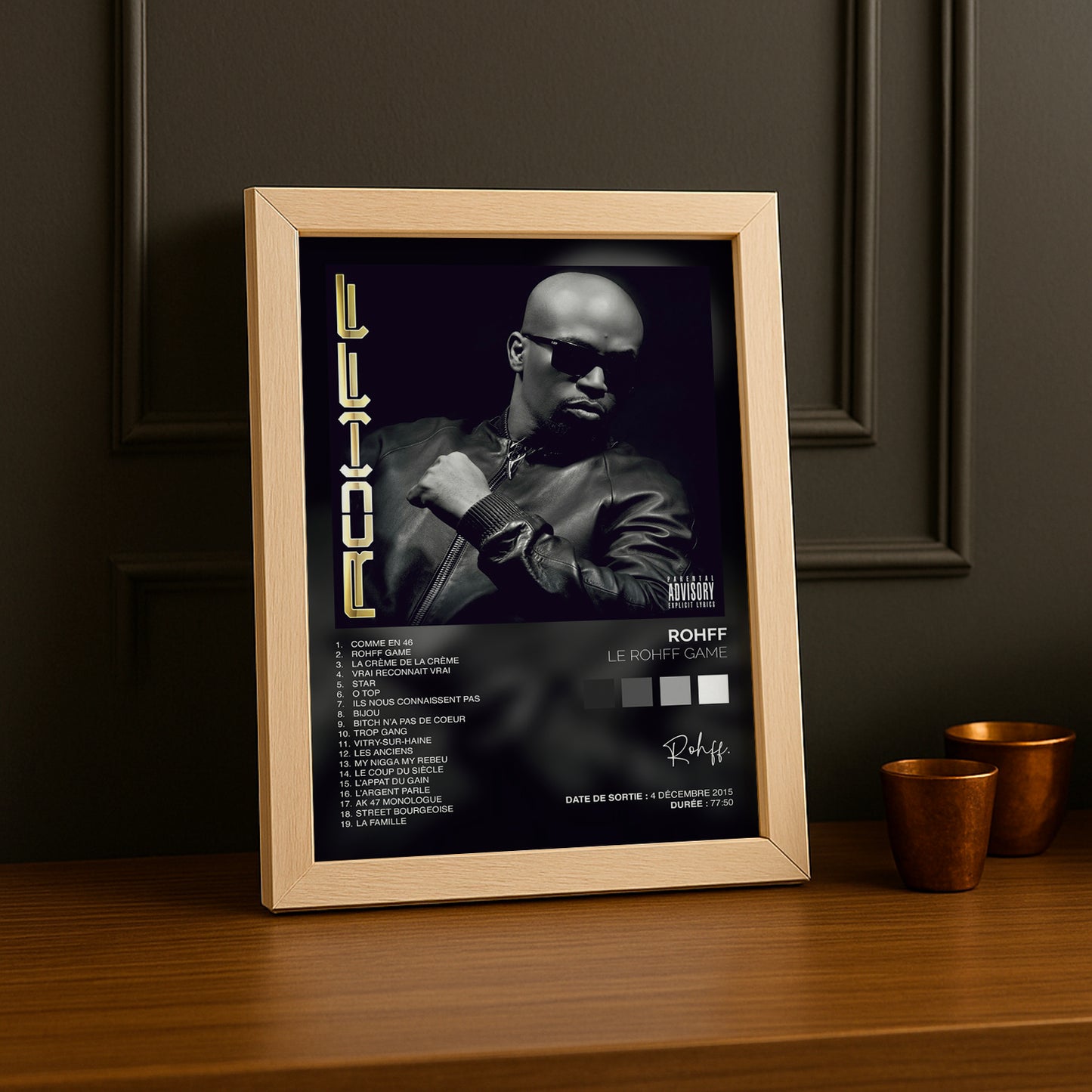 Cadre Photo Rohff - Le Rohff Game