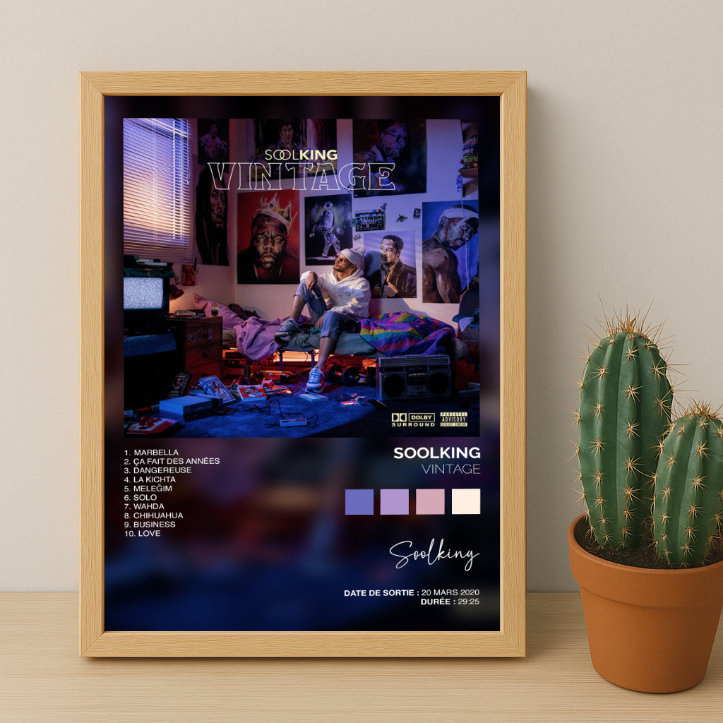 Cadre photo Album Musicaux - Vintage de Soolking