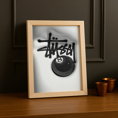 Cadre photo Stüssy 8 logo