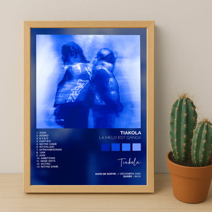 Cadre photo Album Musicaux - La Mélo est gangx de Tiakola