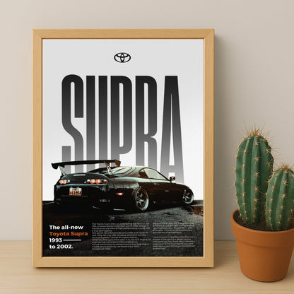 Poster Voitures - Toyota Supra