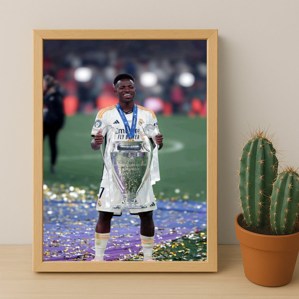 Poster encadrée Real Madrid - Vinicius Junior LDC