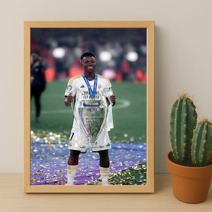 Poster encadrée Real Madrid - Vinicius Junior LDC