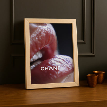 Poster Photo Chanel - Red Lips
