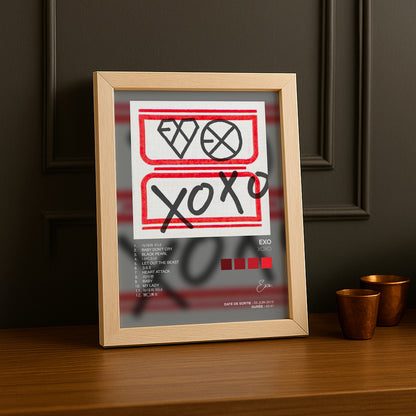 Cadre Photo K-Pop - Exo Xoxo