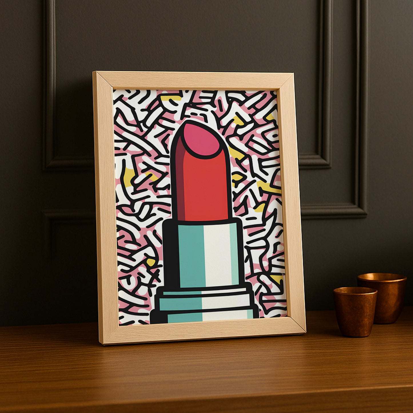 Cadre photo Keith Haring "Gloss"