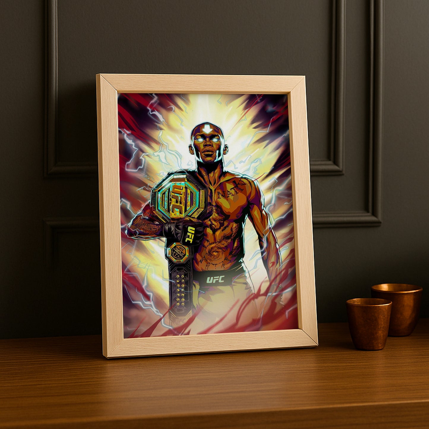 Cadre photo Israel Adesanya UFC